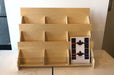 3 Level Retail Birch Wood Card Display Rack With 9 - Pockets - Clubcard Printing USA