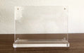 All Acrylic 4x6 Quick Change Sign And Menu Holder - Clubcard Printing USA