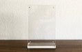 All Acrylic 5x7 Quick Change Sign And Menu Holder - Clubcard Printing USA