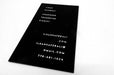 Black Soft Touch Business Cards 34pt - Clubcard Printing USA