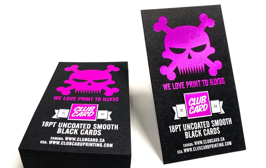 Black Soft Touch Hang Tags 34pt - Clubcard Printing USA