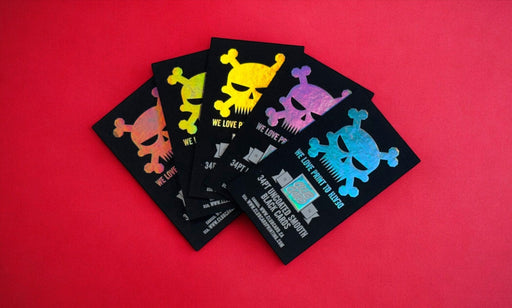 Black Uncoated Postcards 34pt - Clubcard Printing USA