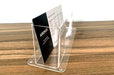 Clear Acrylic 4x9 Rack Card Stand | Clubcard Printing - Clubcard Printing USA