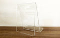 Clear Acrylic Easel Style Book Display Stand 6" Wide - Clubcard Printing USA