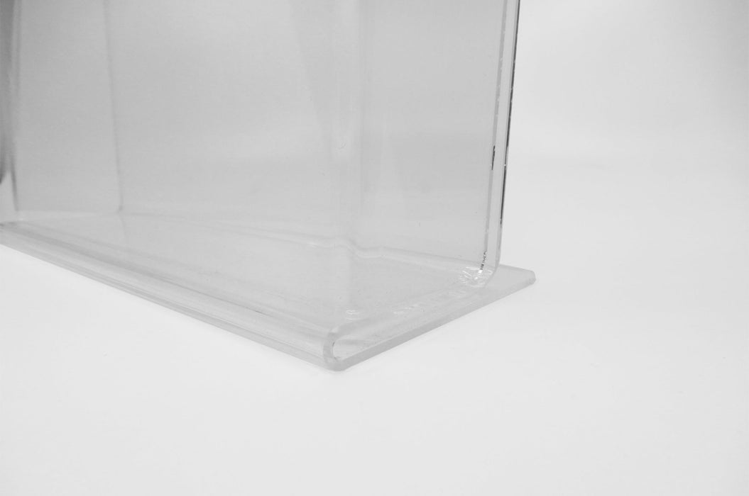 Clear Acrylic Literature Stand, Magazine Stand | Clubcard - Clubcard Printing USA