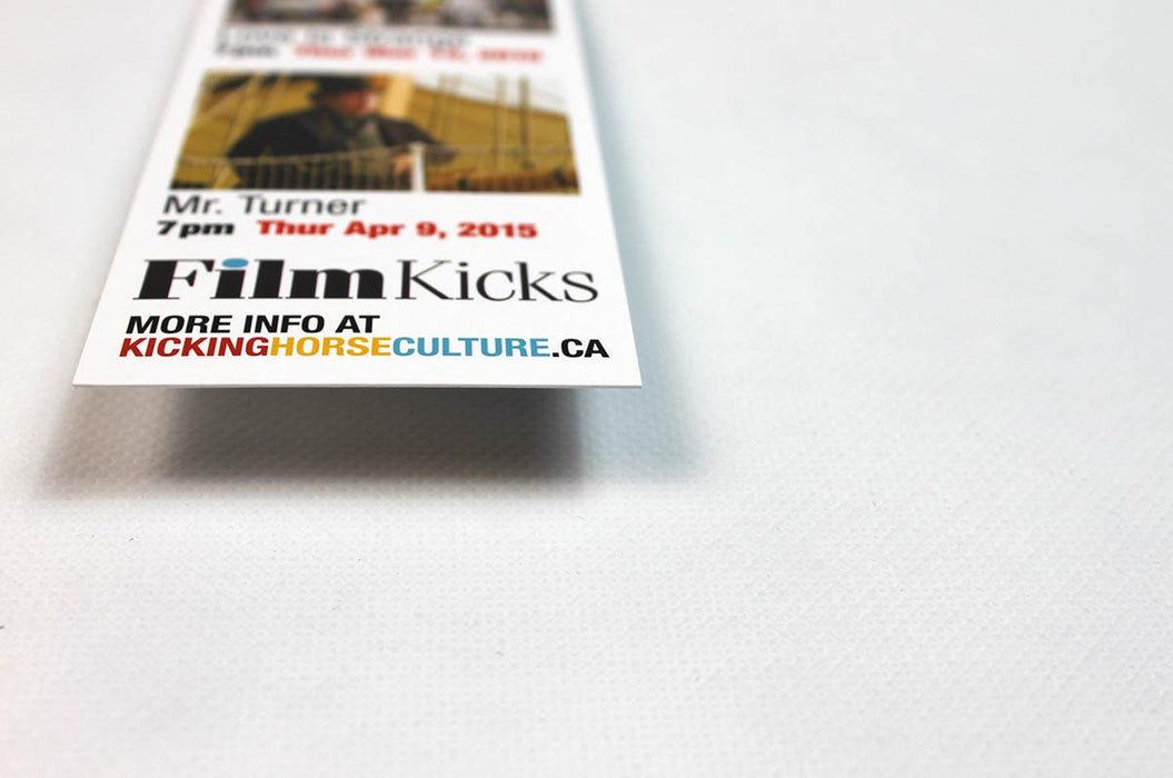 Coated One Side Bookmarks 16pt - Clubcard Printing USA