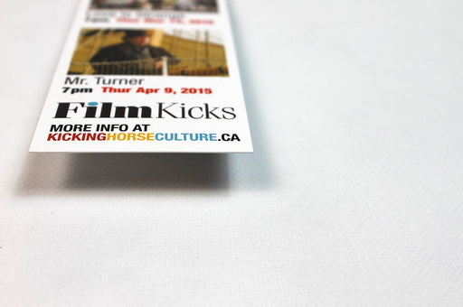 Coated One Side Bookmarks 16pt - Clubcard Printing USA