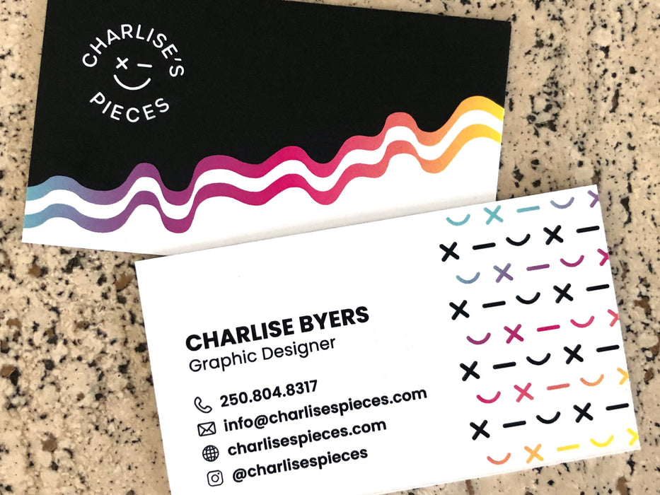 Coated One Side Business Cards 18pt - Clubcard Printing USA