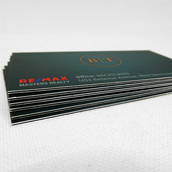 Color Core Silk Business Cards 40pt - Clubcard Printing USA