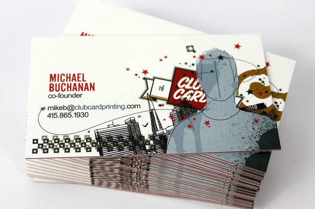 Color Core Silk Laminated Postcards 40pt - Clubcard Printing USA