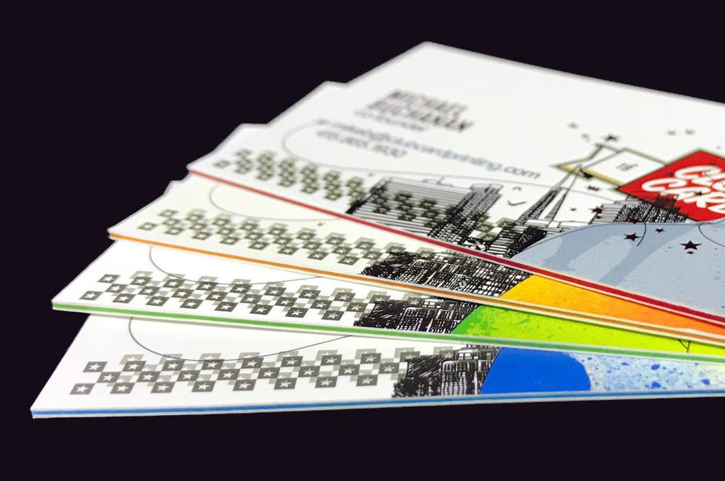 Color Core Uncoated Business Cards 37pt - Clubcard Printing USA