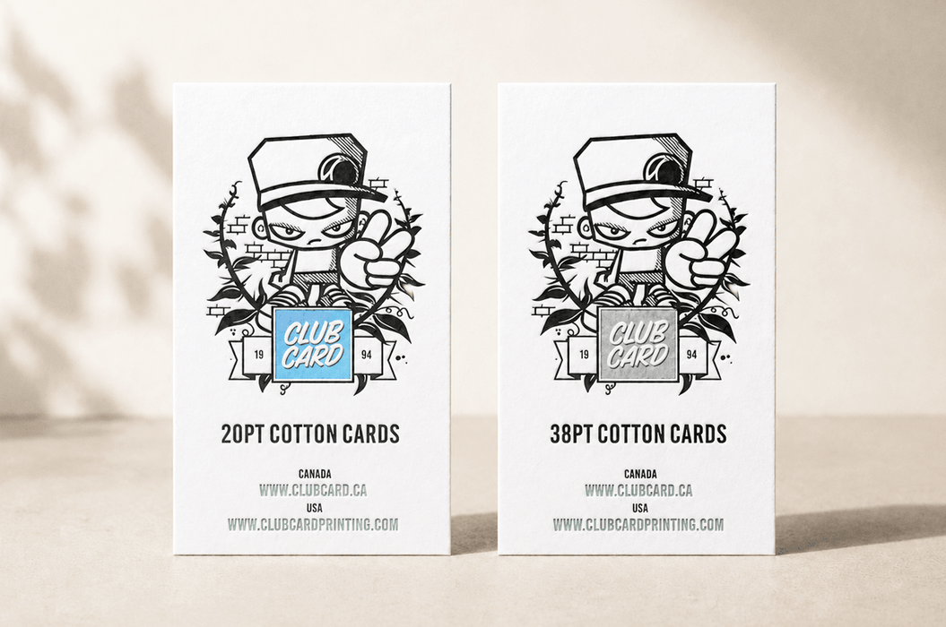 Cotton Business Cards 38pt - Clubcard Printing USA