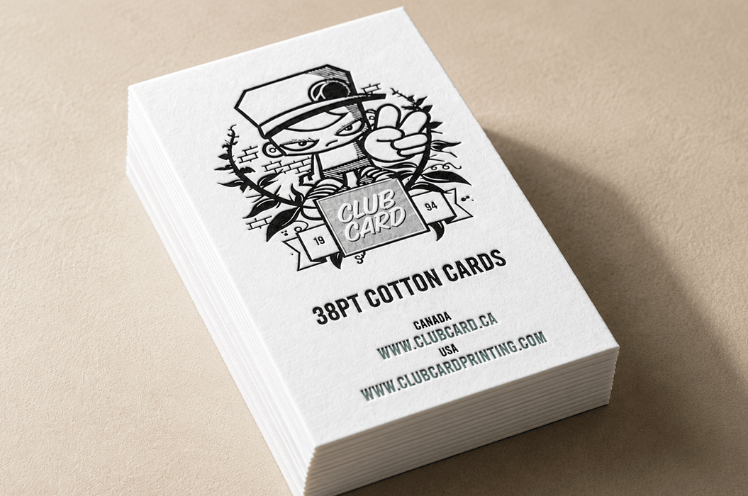 Cotton Business Cards 38pt - Clubcard Printing USA
