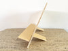 Easel Style Book Display Stand 18" Wide Birchwood Large Bookstand - Clubcard Printing USA