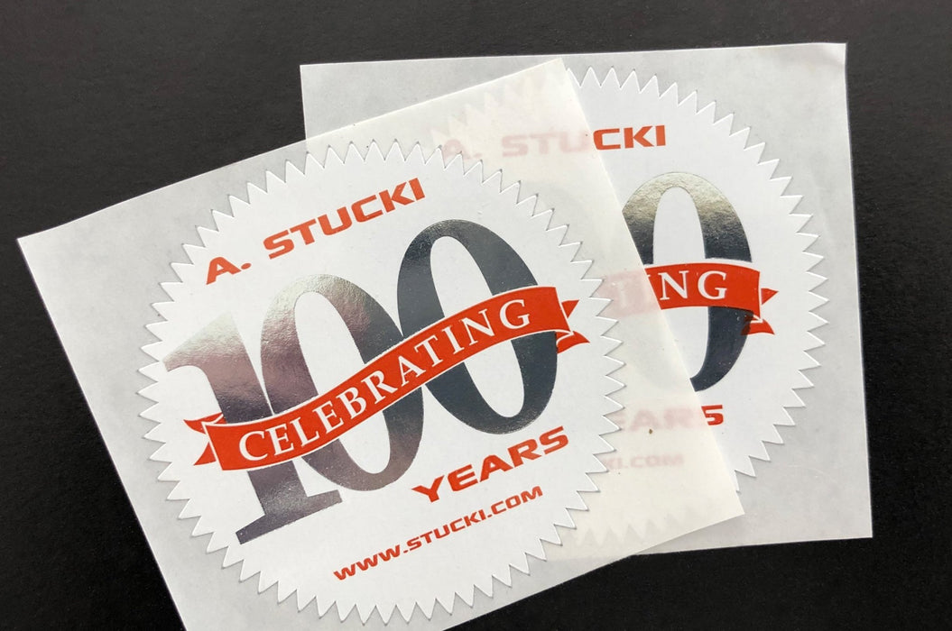 Foil Stamped Non - Weatherproof Flexo Stickers - Clubcard Printing USA