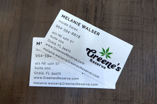 Hemp Business Cards 18pt - Clubcard Printing USA