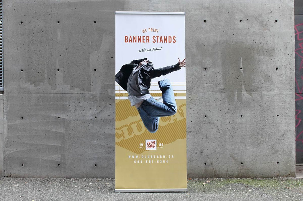 L - Stand + Banner - Clubcard Printing USA