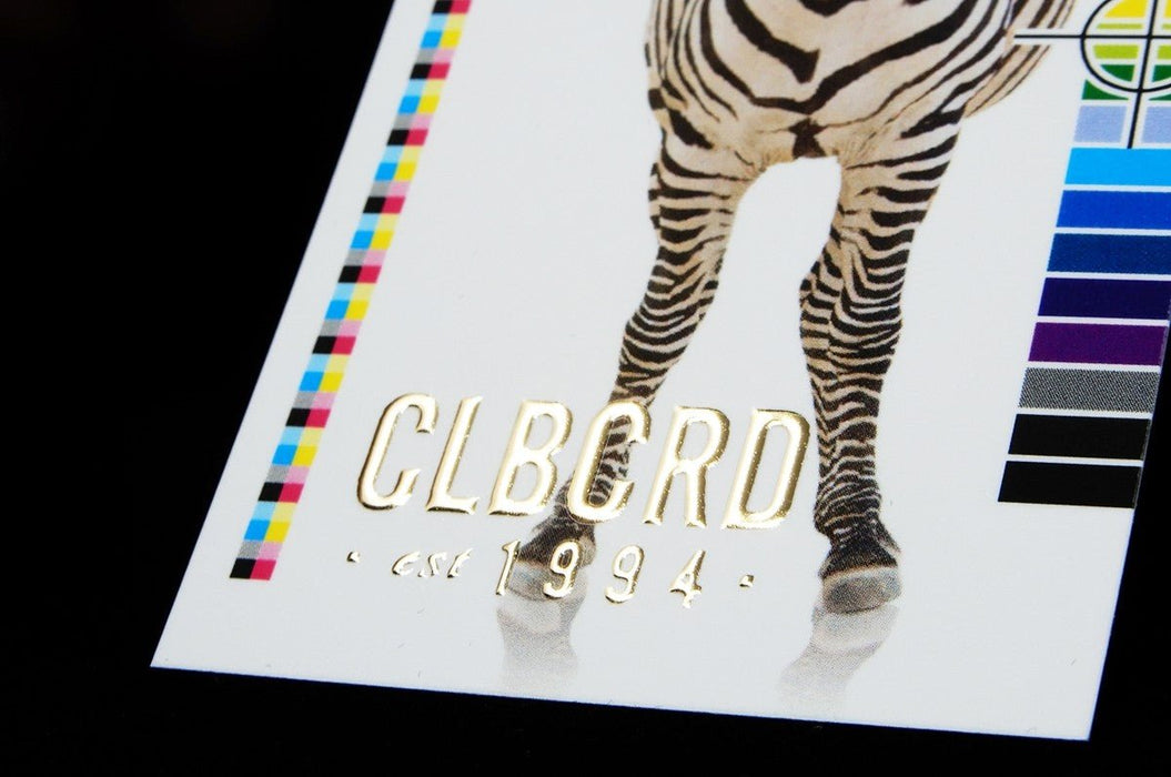 Raised Foil Cards 19pt - Clubcard Printing USA