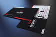 Red Black Business Card Template - Clubcard Printing USA