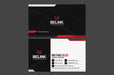 Red Black Business Card Template - Clubcard Printing USA