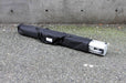 Black padded nylon travel carrying case with handles for a portable retractable banner stand. Clubcard Printing USA