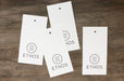 Silk Laminated Hang Tags 19pt - Clubcard Printing USA