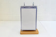 Small Multi Pocket Menu Display Stand With 4x5.9 Pockets | Wood + Acrylic - Clubcard Printing USA