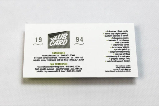 Soft Touch Laminated Bookmarks 20pt - Clubcard Printing USA