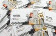 Soft Touch Laminated Hang Tags 38pt - Clubcard Printing USA