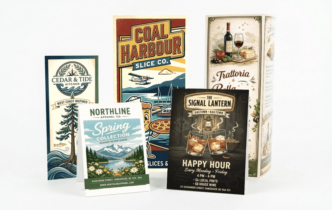 Tent Cards 16pt Coated One Side - Clubcard Printing USA